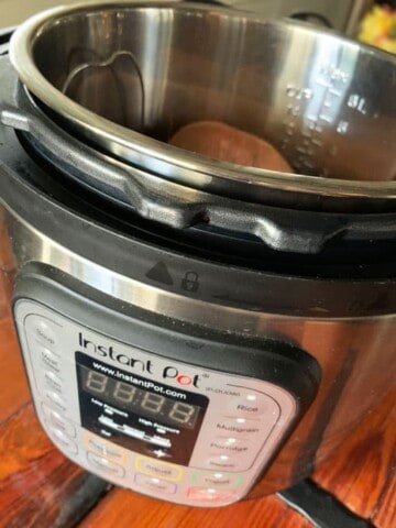 sweet potatoes in an Instant Pot pressure cooker