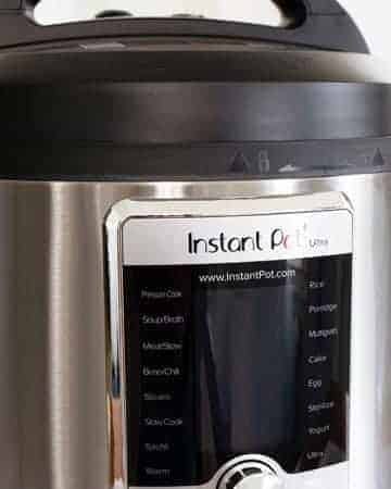 side view of an Instant Pot